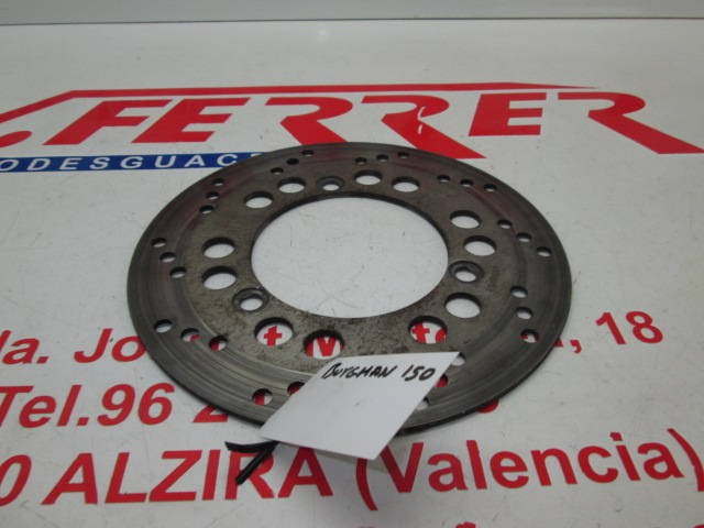 DISCO FRENO DELANTERO de repuesto de una moto SUZUKI BURGMAN 150 2003