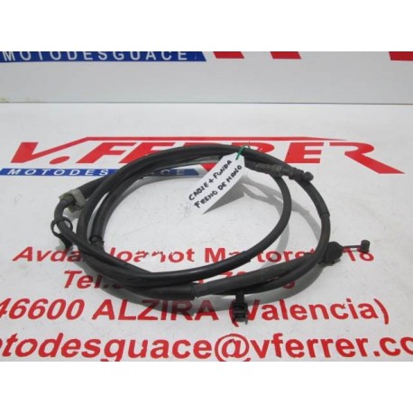 CABLE FRENO DE MANO MAS FUNDA de repuesto de una moto SUZUKI BURGMAN 650 2003.