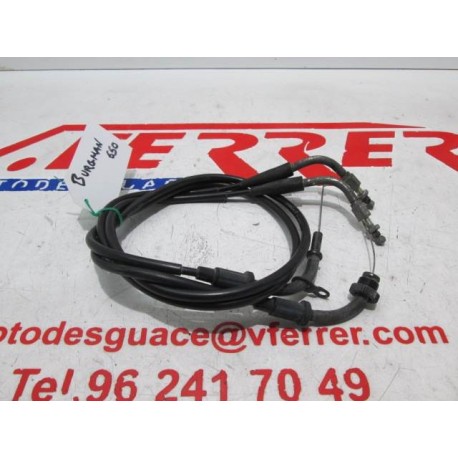 CABLES ACELERADOR de repuesto de una moto SUZUKI BURGMAN 650 ABS 2006