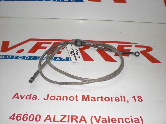 REAR BRAKE HOSE (WITH COVER DAMAGE) of scrapping a motorcycle Kymco Super Dink 125