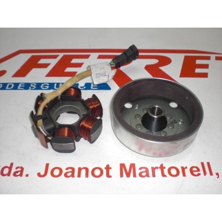 FLYWHEEL AND STATOR (GENERATOR FULL) DERBI SENDA / GPR