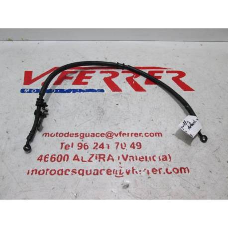 Motorcycle Yamaha XJ6 2014 Left Front Brake Line Replacement 