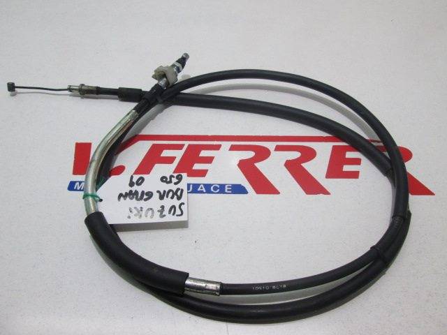 Cable freno mano de repuesto de una moto Suzuki Burgman 650 del año 2009