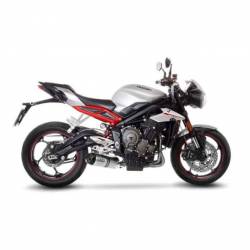 Exhaust Leovince TRIUMPH STREET TRIPLE 765 S/SA2/R/R LRH/RS (17-19) Lv One Evo Steel 14288E