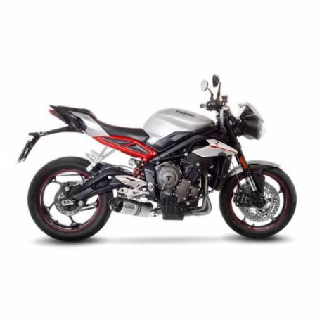 Exhaust Leovince TRIUMPH STREET TRIPLE 765 S/SA2/R/R LRH/RS (17-19) Lv One Evo Steel 14288E