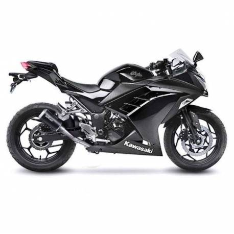 Escape Leovince KAWASAKI NINJA 300 R/ABS (13-16) Lv-10 Black Edition 15205B