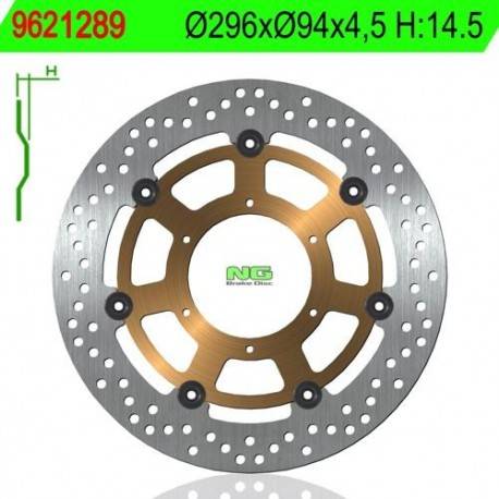 BRAKE DISC NG MEASURES 296 X 94 X 4.5