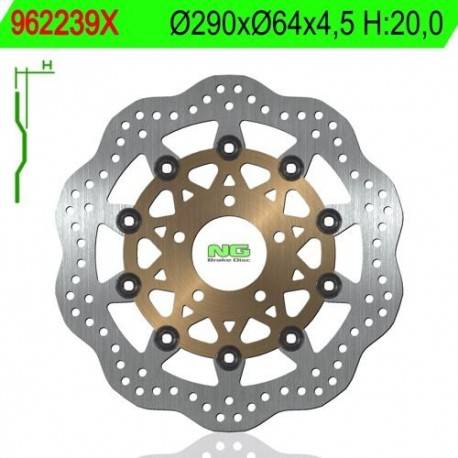 WAVE BRAKE DISK NG MEASURES 290 X 64 X 4.5