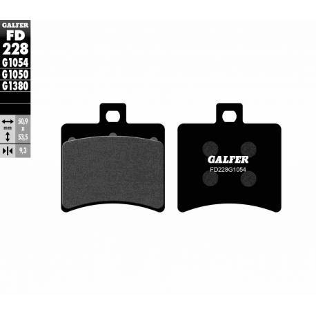 BRAKE PAD SET GALFER FD228-G1054