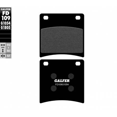 JUEGO PASTILLAS FRENO GALFER FD109-G1054