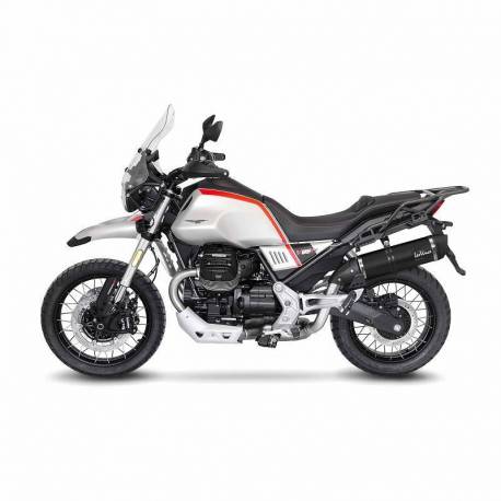 Escape Leovince Moto Guzzi V85 TT Black Edition 14348EB