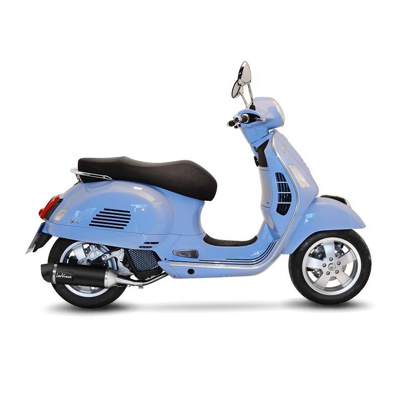 Escape Leovince Nero Piaggio Vespa GTS 125 Inoxidable homologado 14069K