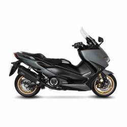 Exhaust Leovince Lv-12 Yamaha TMAX 560/Tech Max stainless steal Black Edition 15305FBK